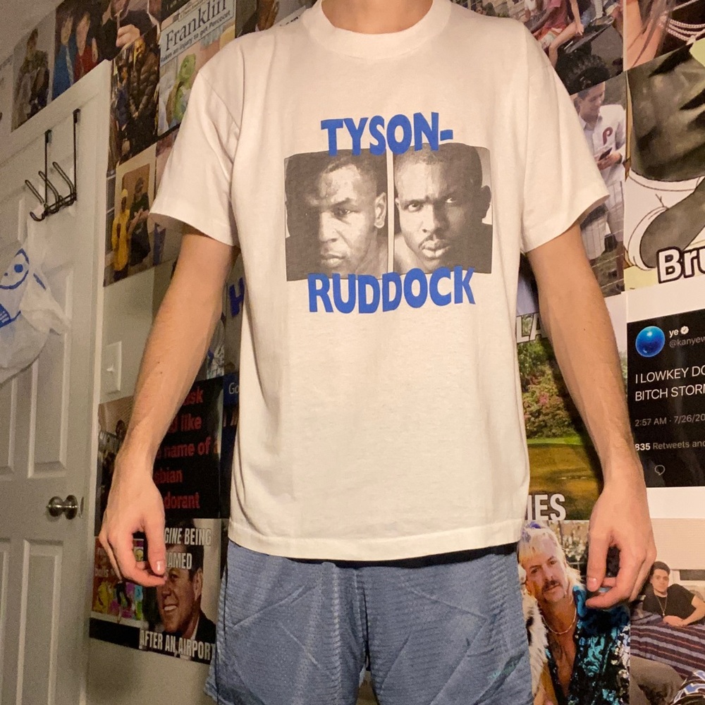 Vintage mike Tyson rap shirt 1990s screen stars